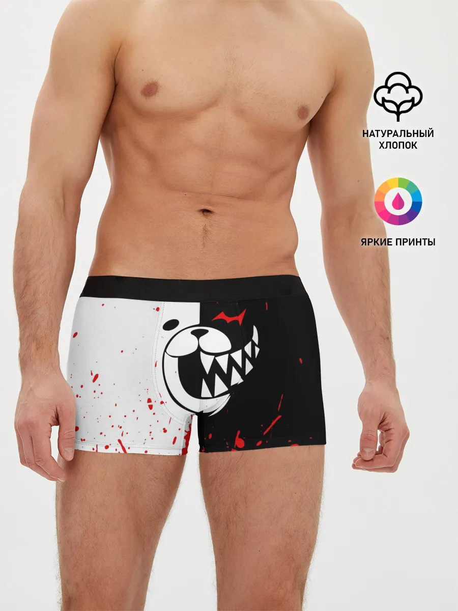 Мужские трусы боксеры / MONOKUMA Blood