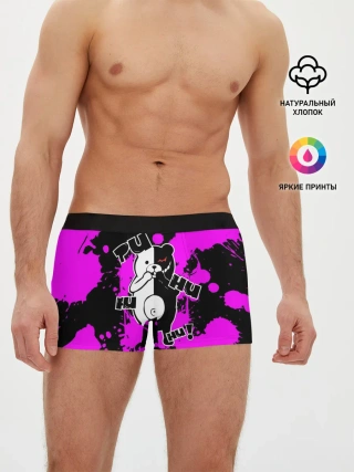 Мужские трусы боксеры / MONOKUMA Puhuhuhu