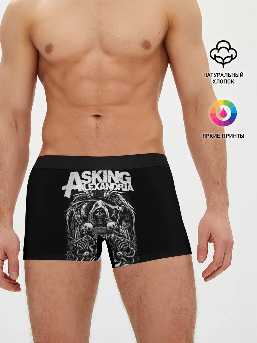 Мужские трусы боксеры / Asking Alexandria