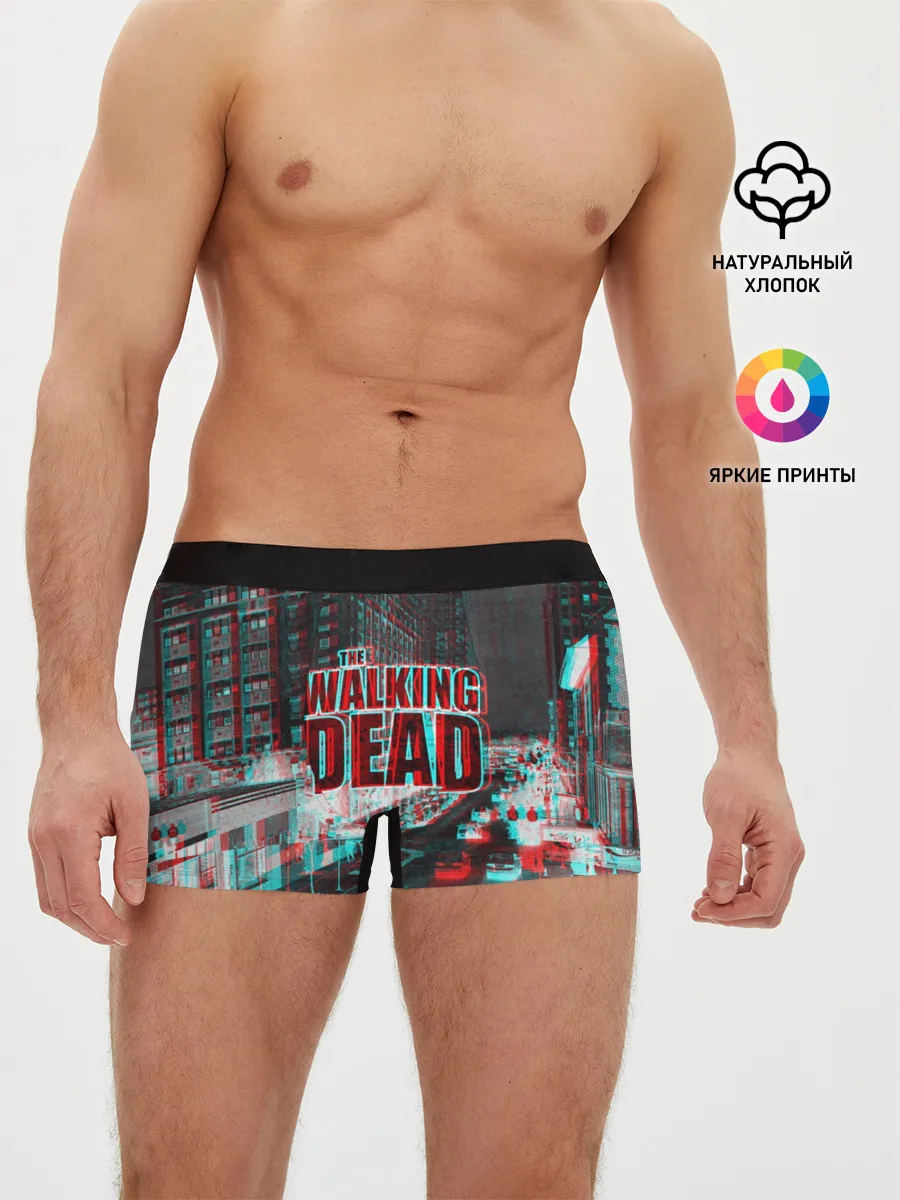 Мужские трусы боксеры / the walking dead glitch