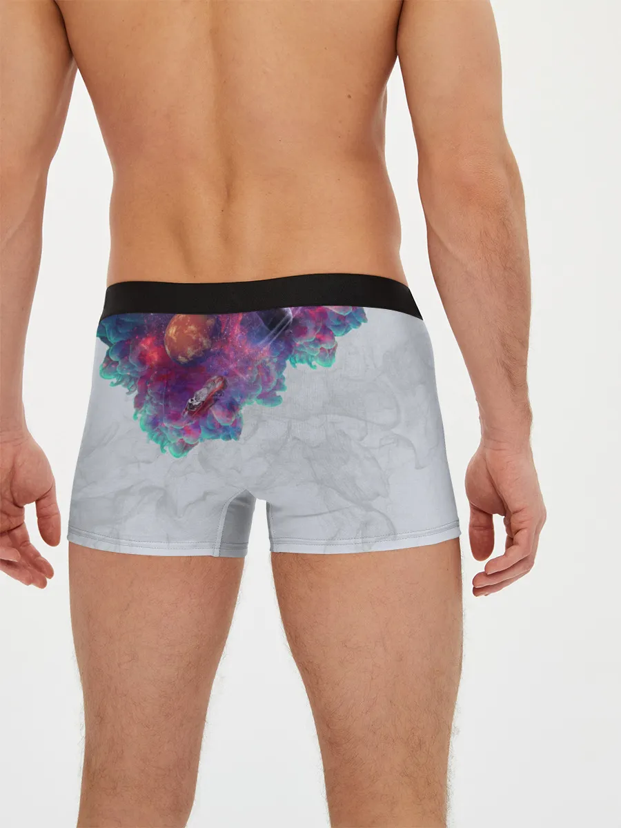 Мужские трусы боксеры / Илон Маск курит космос