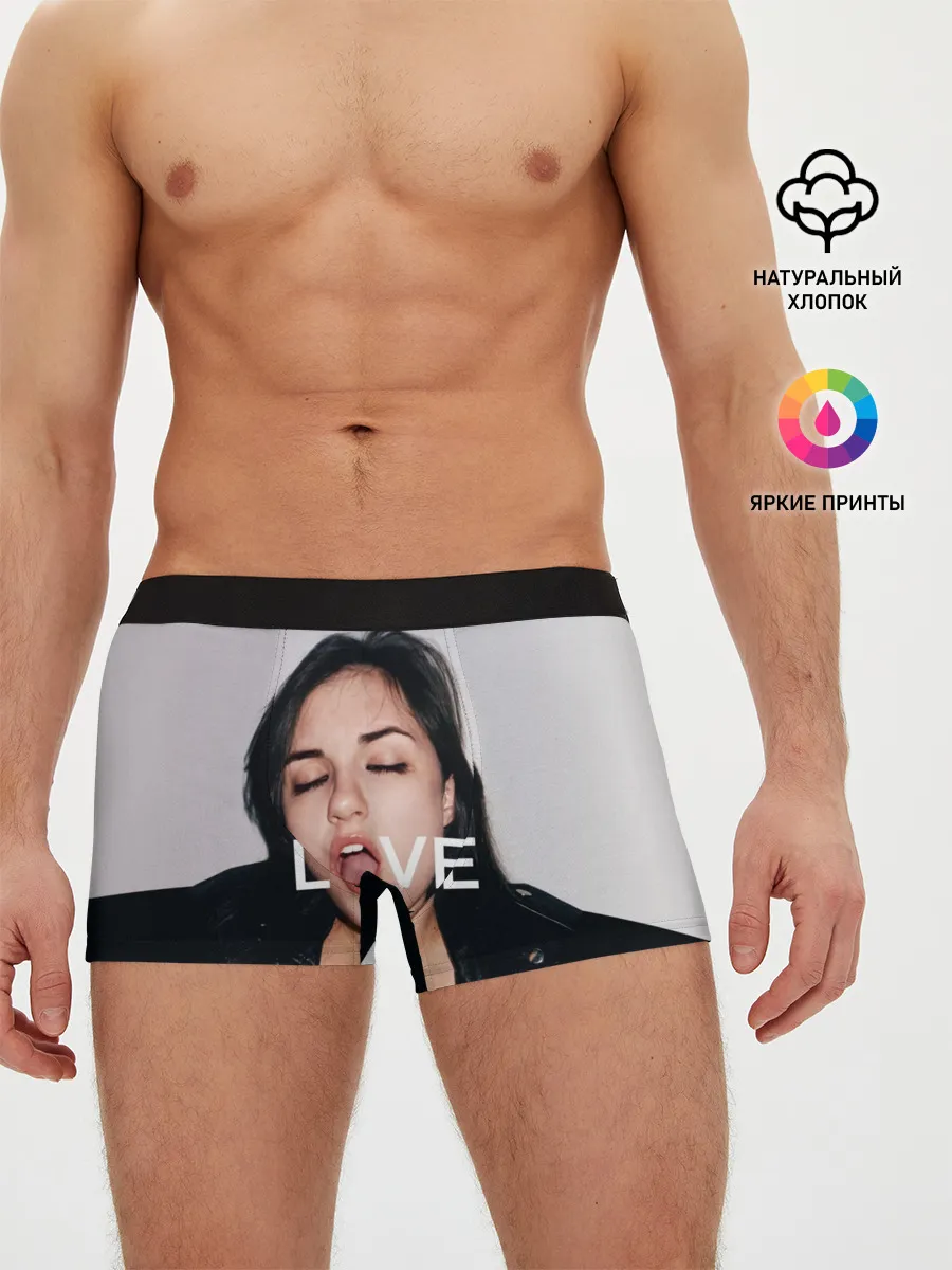 Мужские трусы боксеры / Sasha Grey LOVE