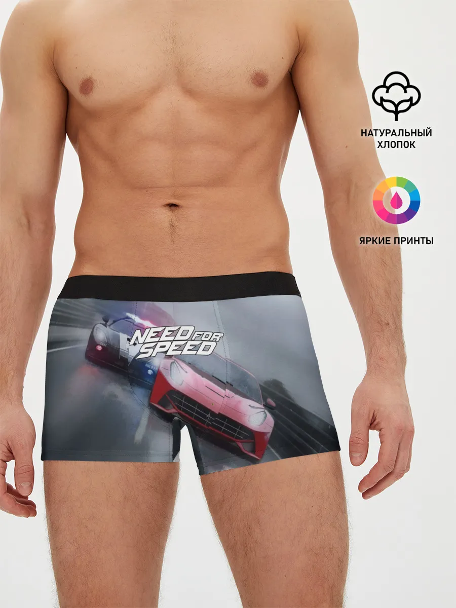 Мужские трусы боксеры / NEED FOR SPEED