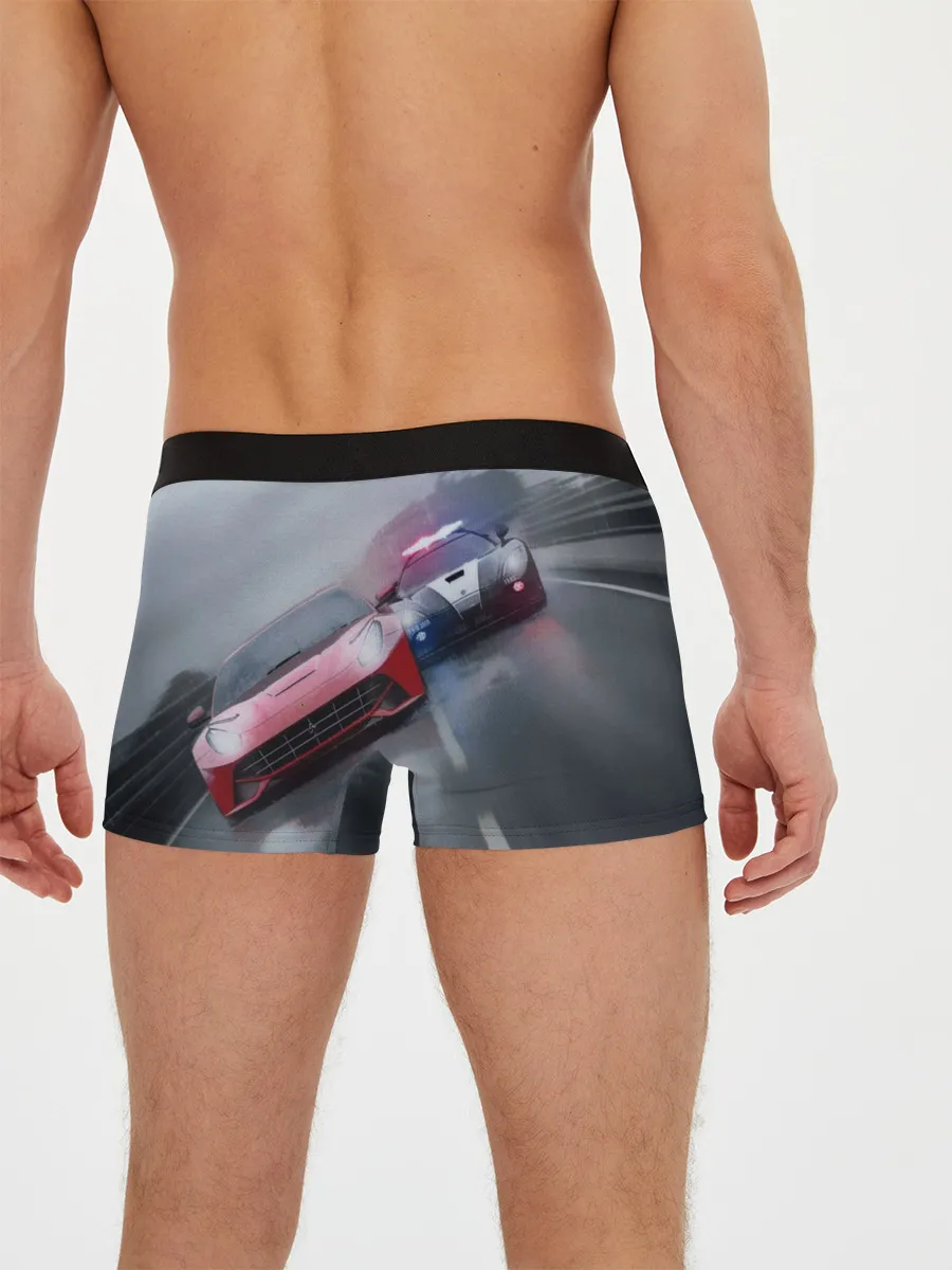 Мужские трусы боксеры / NEED FOR SPEED