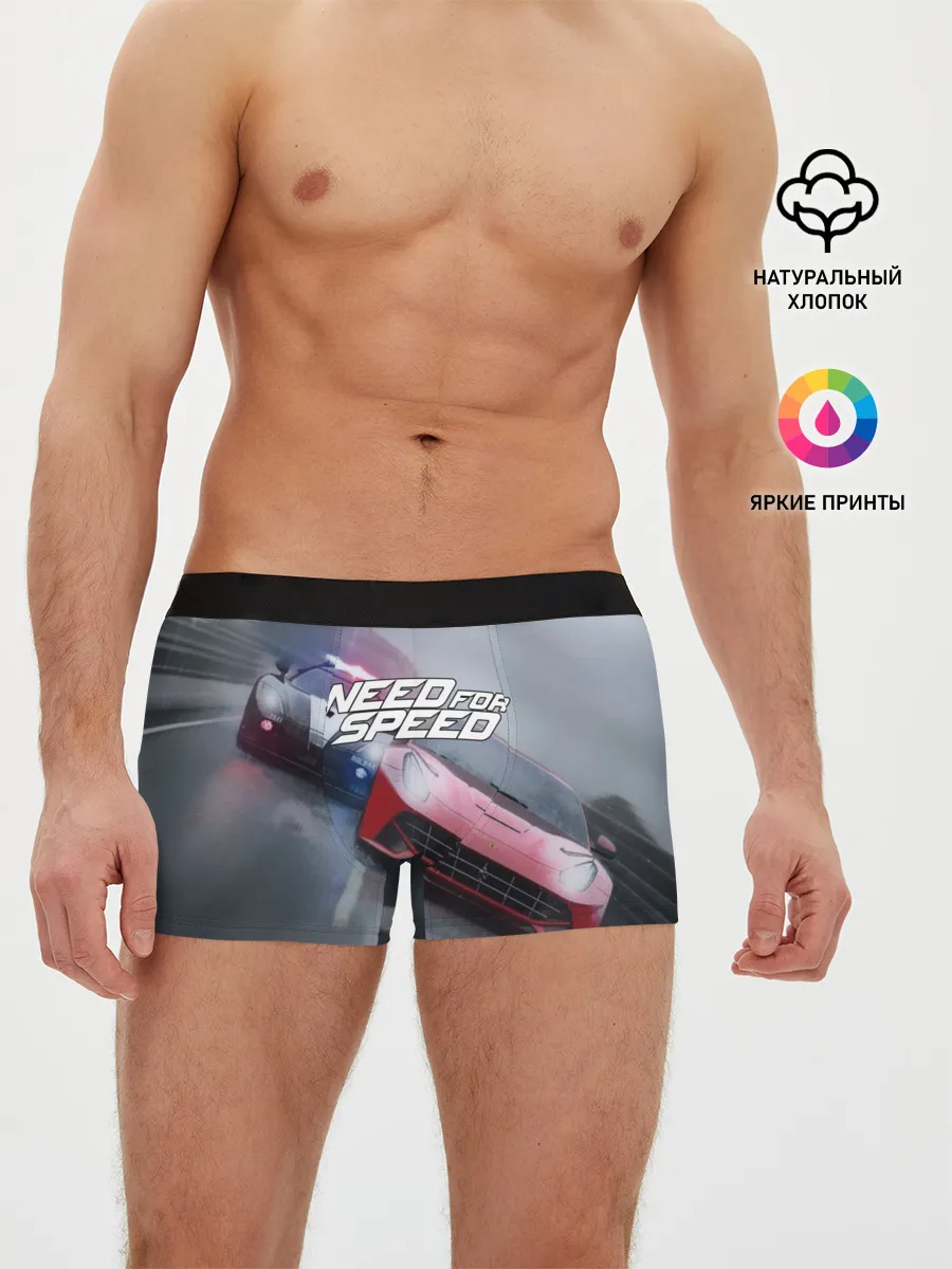 Мужские трусы боксеры / NEED FOR SPEED