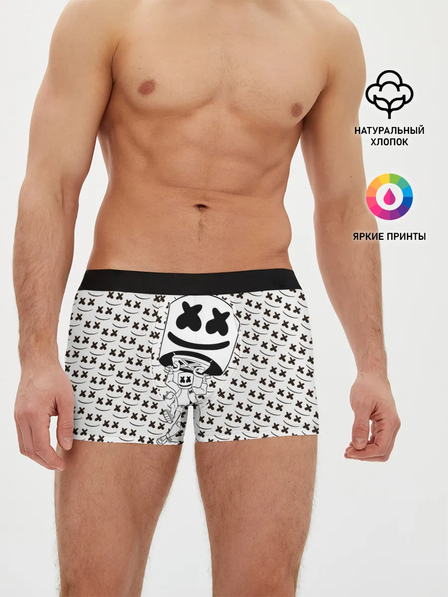 Мужские трусы боксеры / Fortnite Marshmello