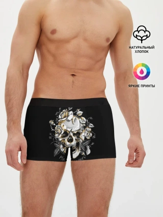 Мужские трусы боксеры / Memento mori