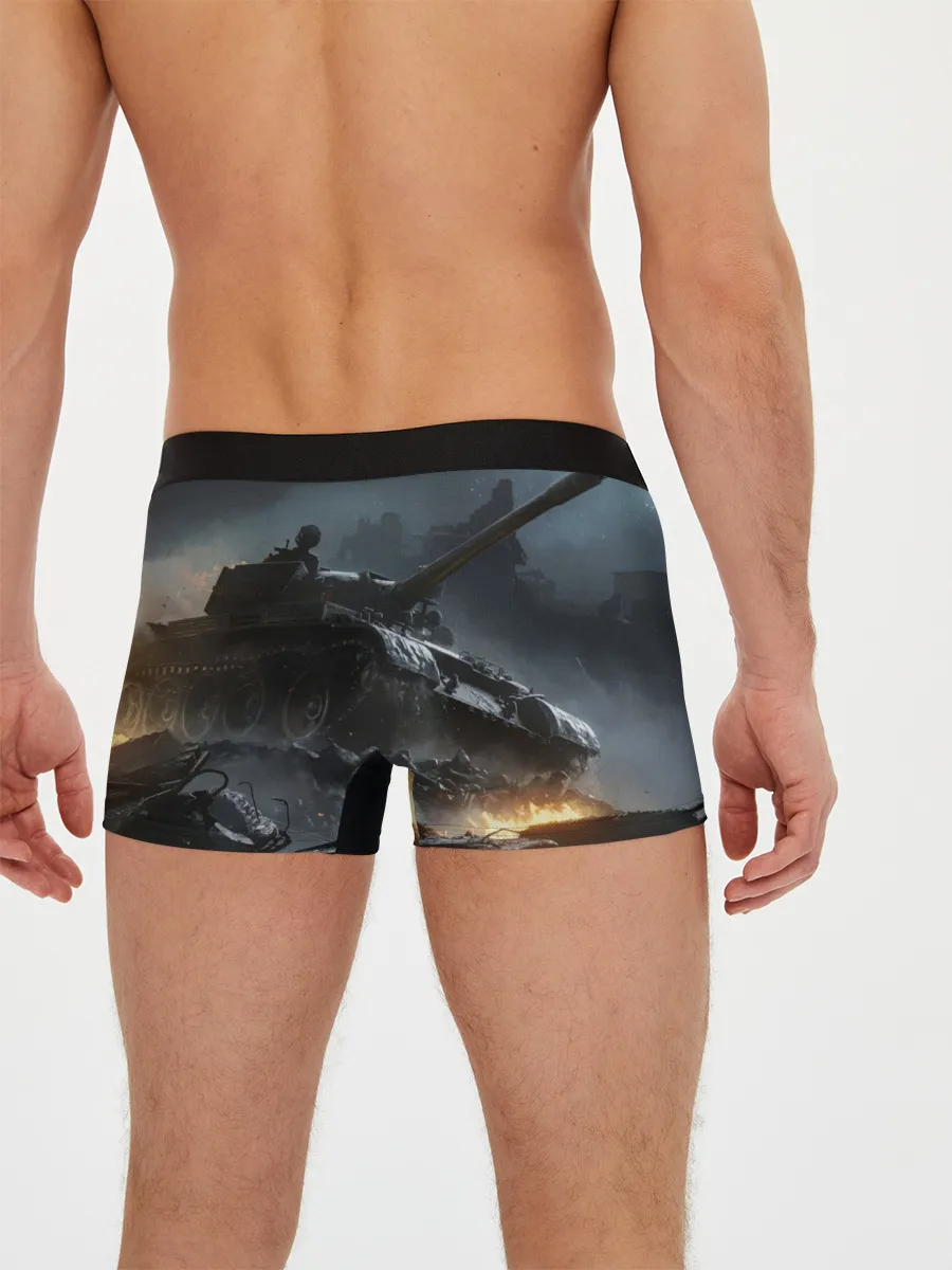 Мужские трусы боксеры / Танки