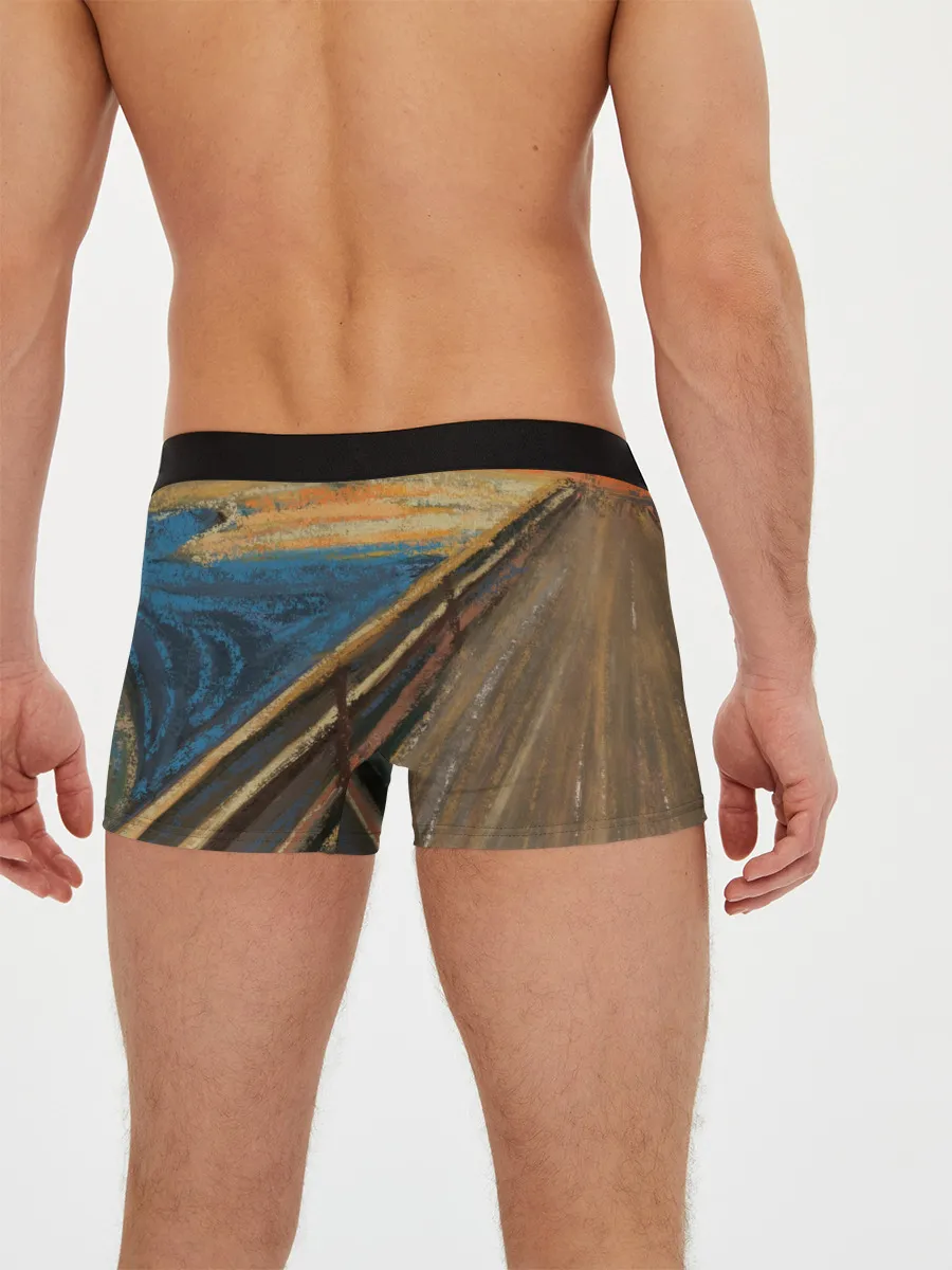 Мужские трусы боксеры / Крик котика