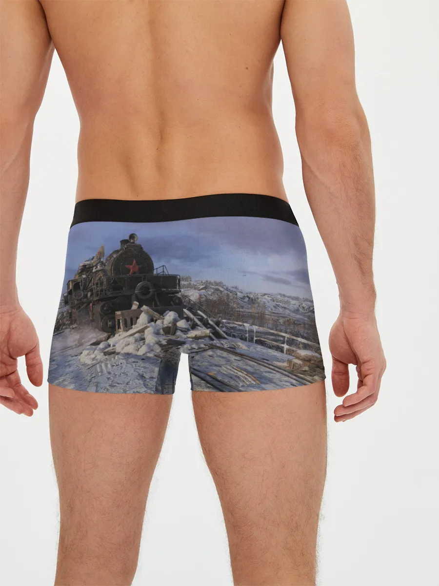 Мужские трусы боксеры / Исход