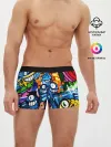 Мужские трусы боксеры / GRAFFITI EXCLUSIVE