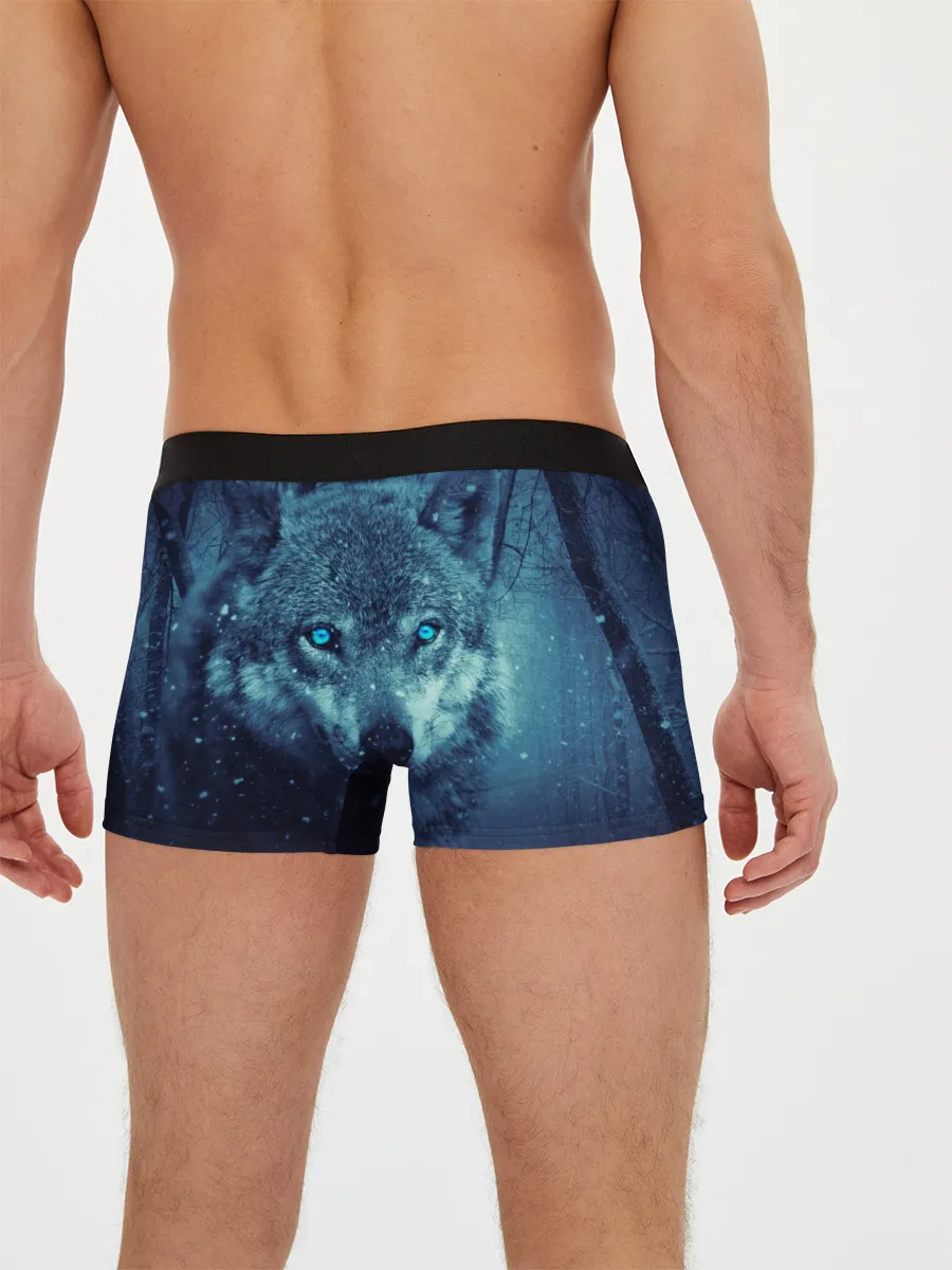 Мужские трусы боксеры / Волк