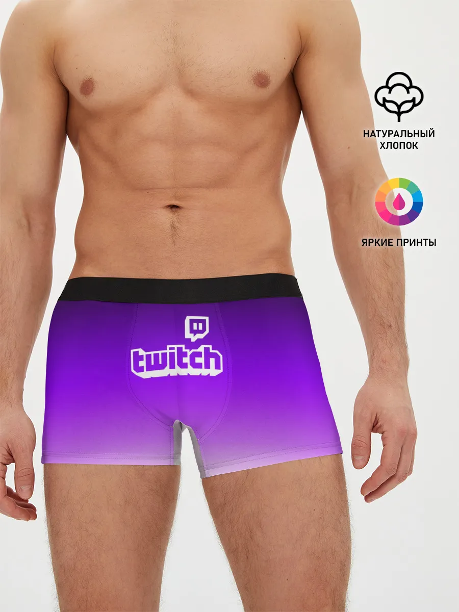 Мужские трусы боксеры / Twitch