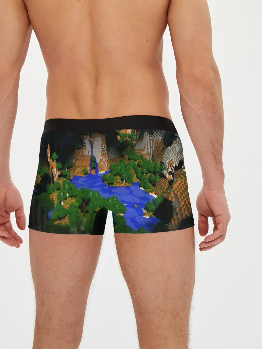 Мужские трусы боксеры / Minecraft