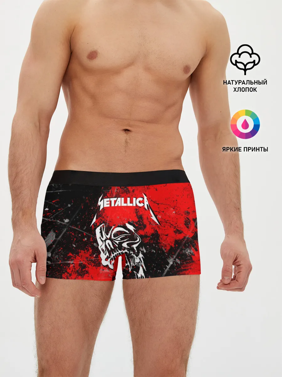 Мужские трусы боксеры / METALLICA