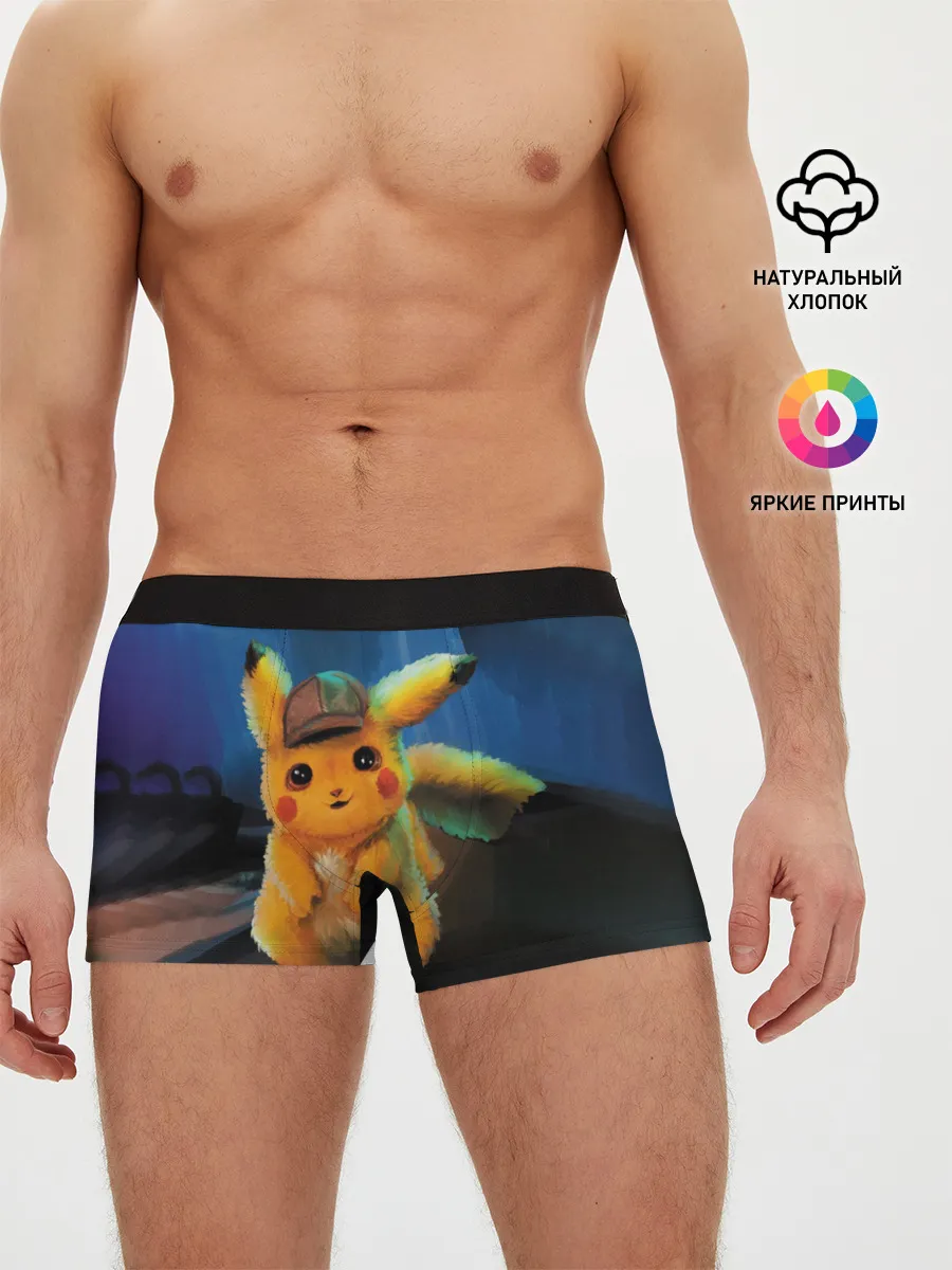 Мужские трусы боксеры / Detective Pikachu