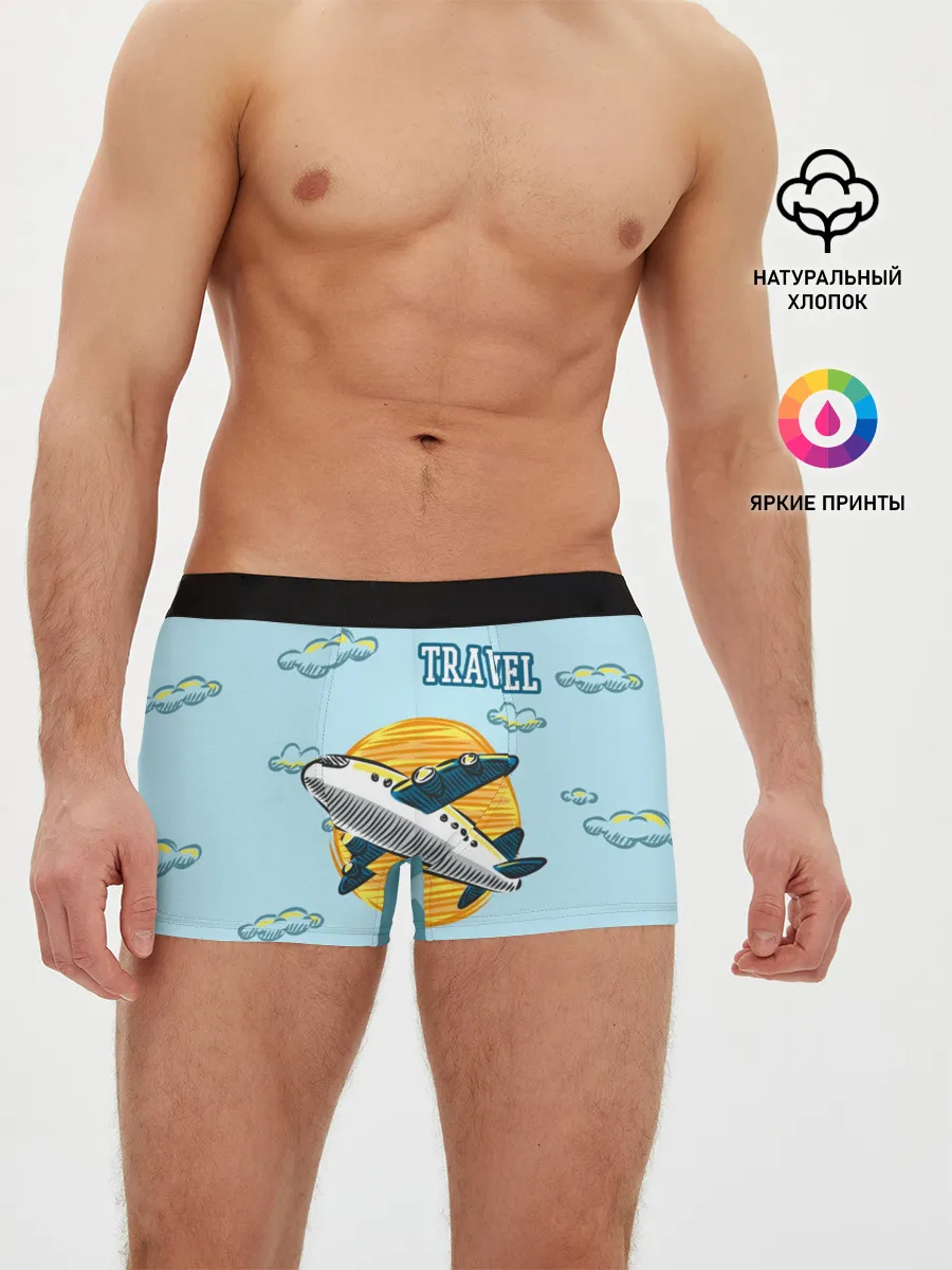 Мужские трусы боксеры / Путешествия