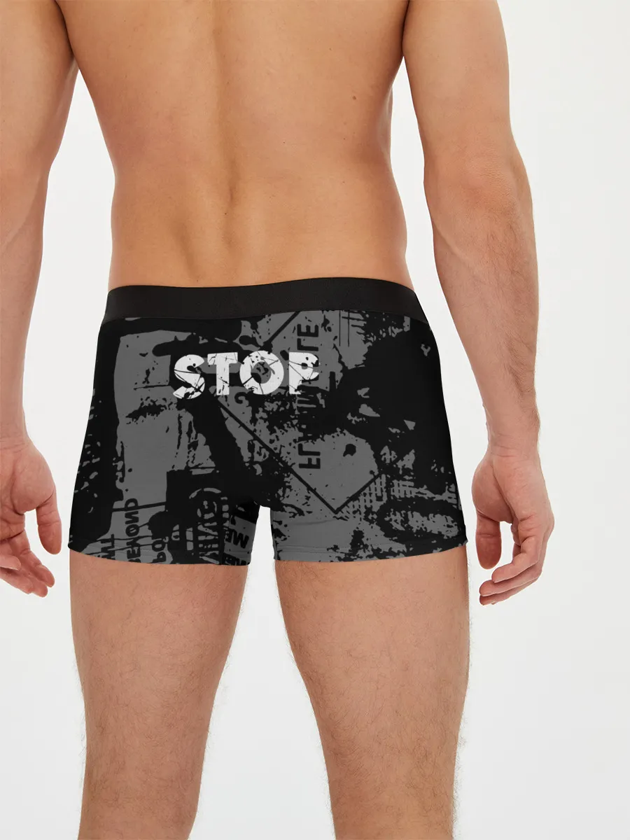Мужские трусы боксеры / Stop