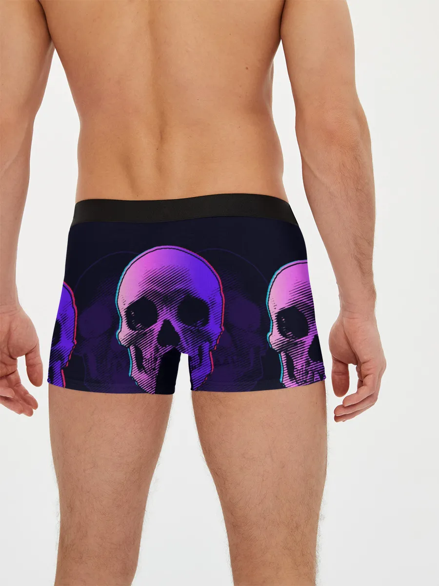 Мужские трусы боксеры / Токсичный череп