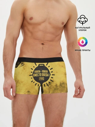 Мужские трусы боксеры / PUBG: Победа вместо обеда