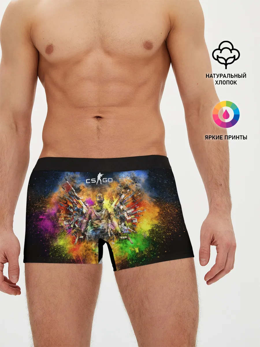 Мужские трусы боксеры / CS GO