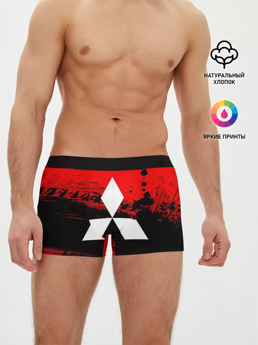 Мужские трусы боксеры / Mitsubishi sport