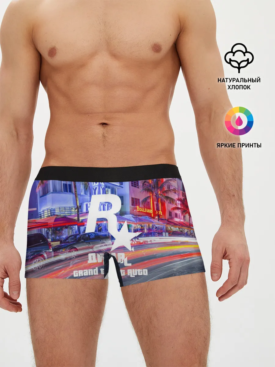 Мужские трусы боксеры / Дима в стиле GTA