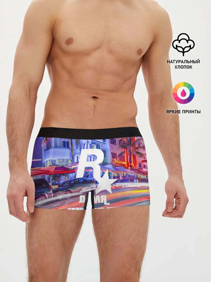 Мужские трусы боксеры / Дима в стиле GTA