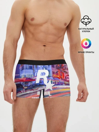 Мужские трусы боксеры / Дима в стиле GTA