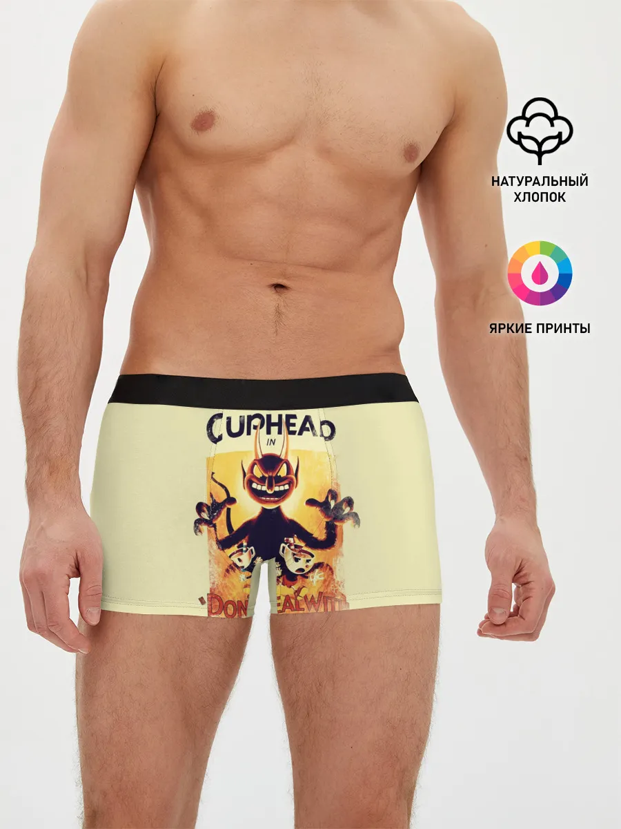 Мужские трусы боксеры / Cuphead