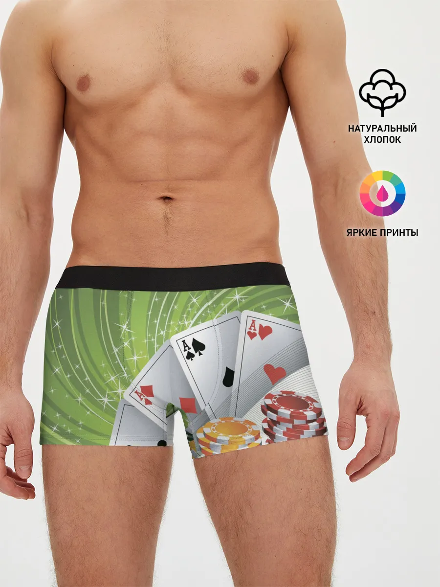 Мужские трусы боксеры / Покер Старс