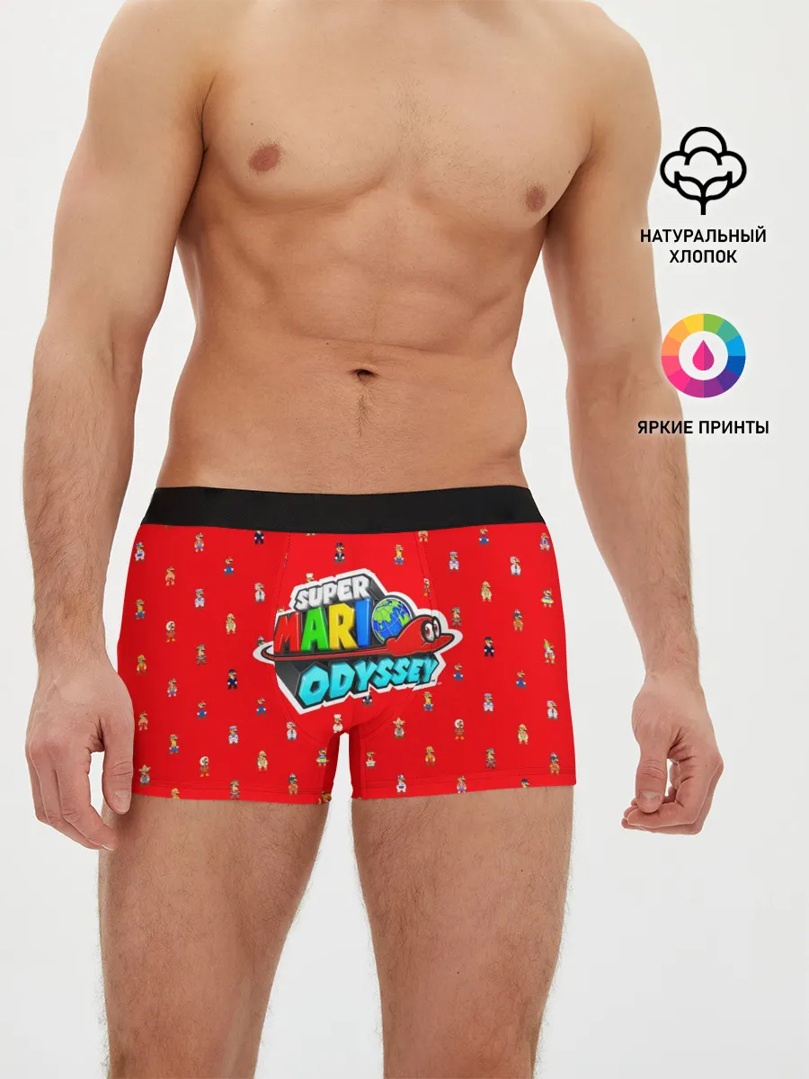 Мужские трусы боксеры / Super Mario Odyssey