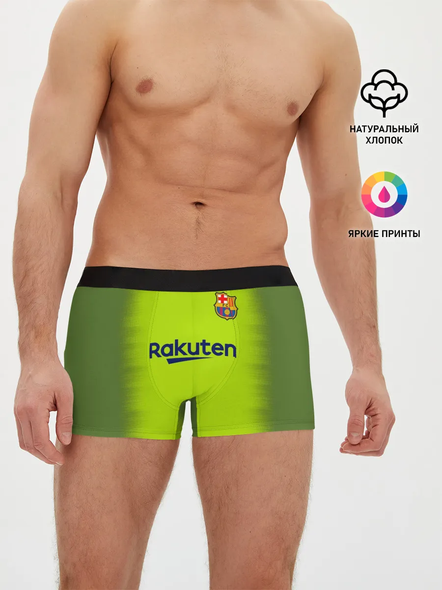Мужские трусы боксеры / Барселона Форма Гостевая 18/19