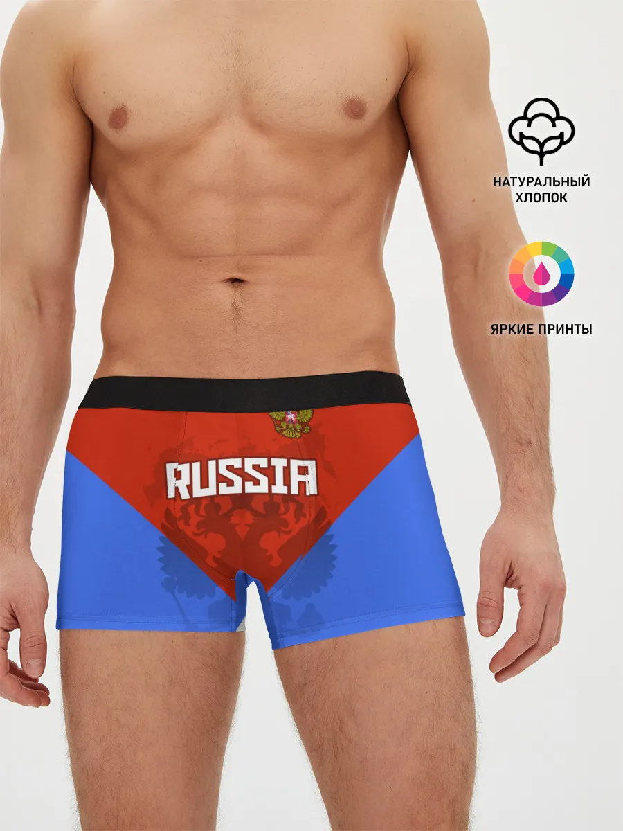 Мужские трусы боксеры / Russia