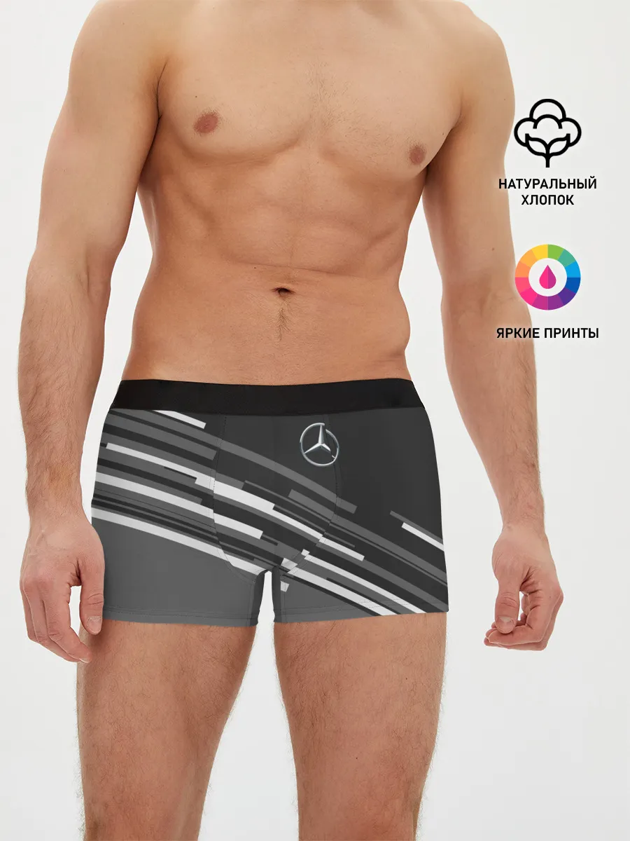 Мужские трусы боксеры / MERCEDES BENZ SPORT