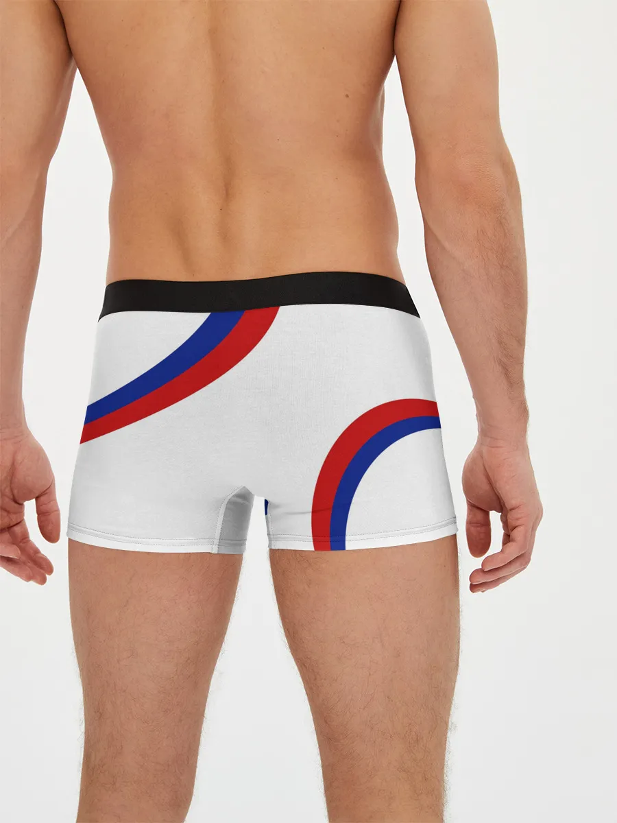 Мужские трусы боксеры / Россия Триколор