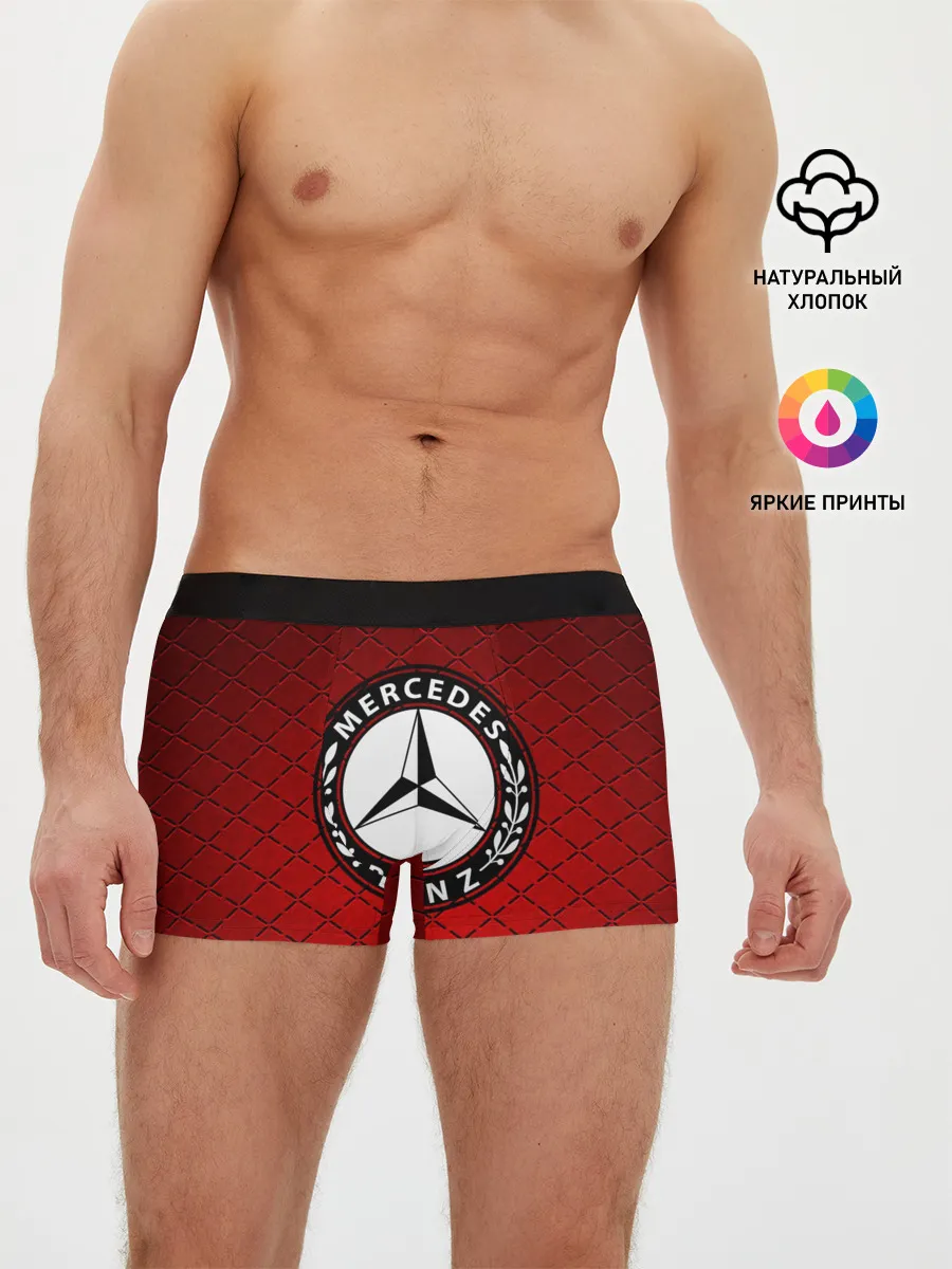 Мужские трусы боксеры / Mercedes MOTORs