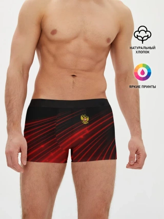 Мужские трусы боксеры / Russia Sport 2018 uniform