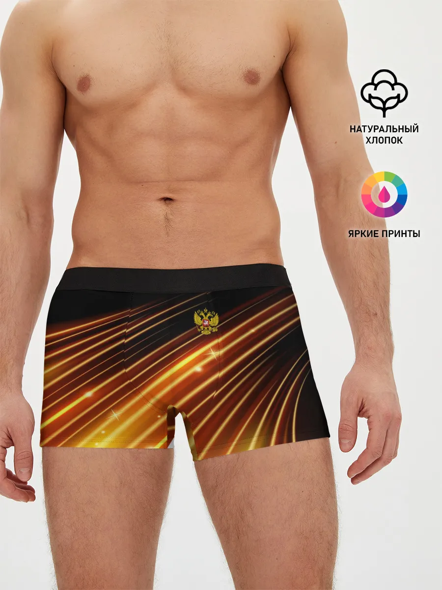 Мужские трусы боксеры / Russia Sport 2018 uniform