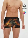 Мужские трусы боксеры / Русский медведь