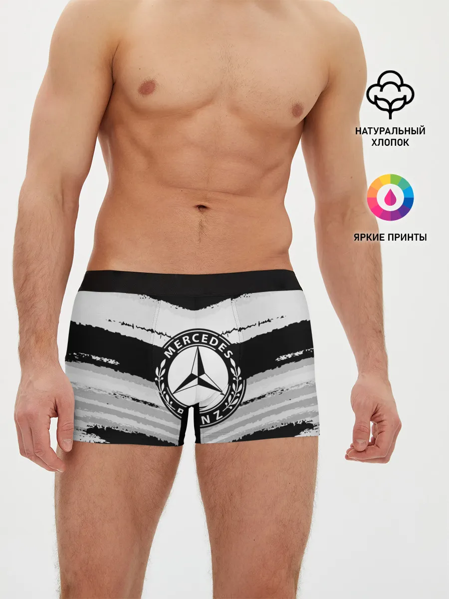 Мужские трусы боксеры / Mercedes sport abstract 2018