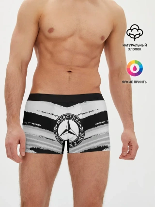 Мужские трусы боксеры / Mercedes sport abstract 2018