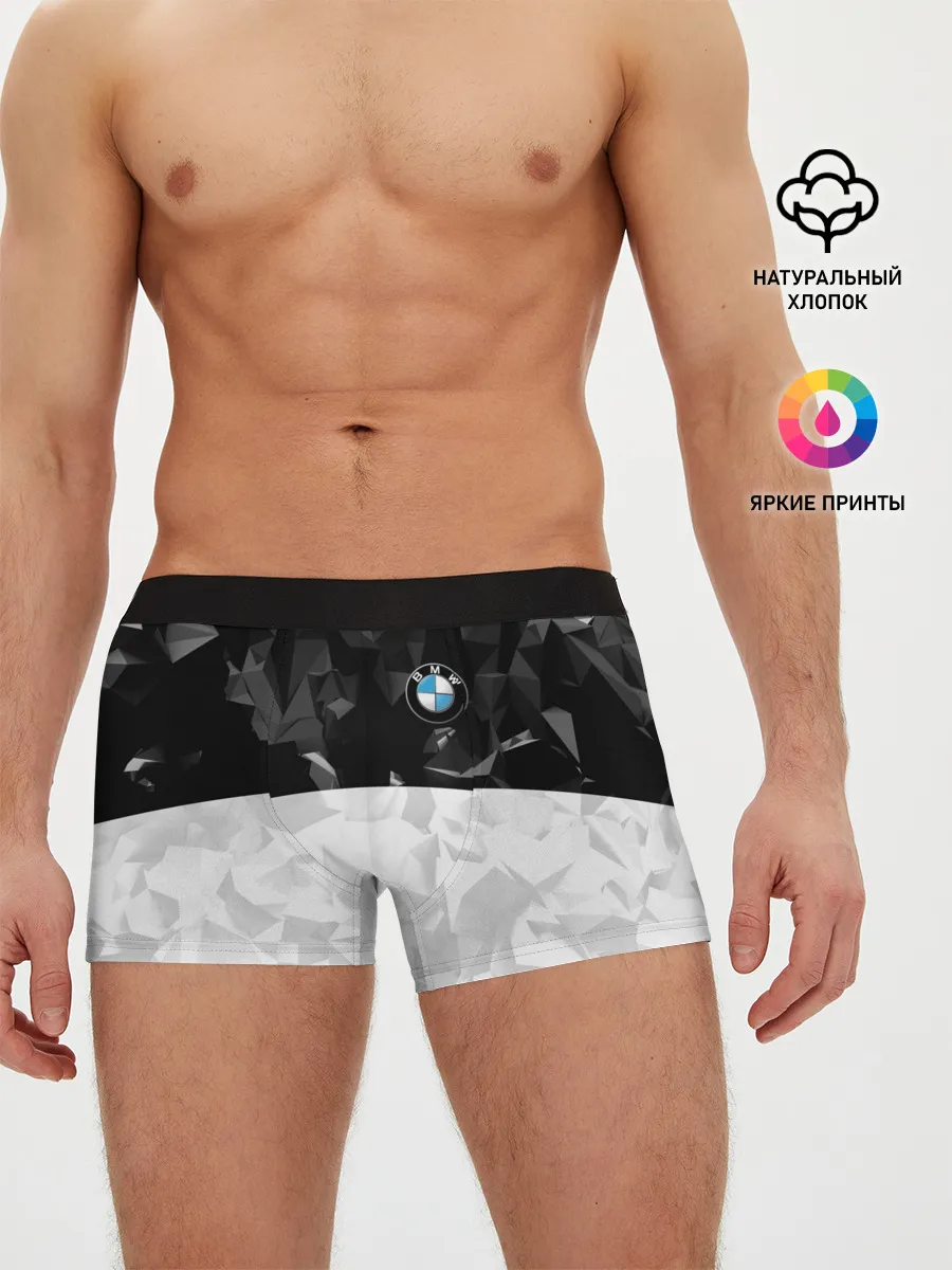 Мужские трусы боксеры / BMW BLACK COLLECTION