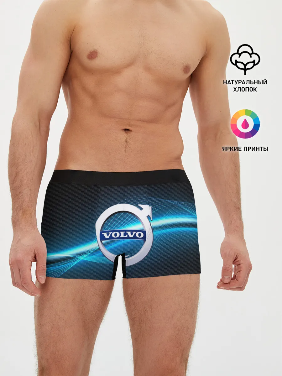 Мужские трусы боксеры / VOLVO machine motor XXI