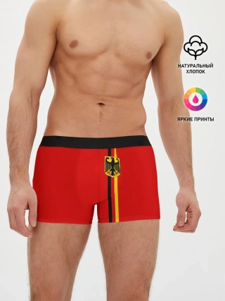 Мужские трусы боксеры / Германия, лента с гербом