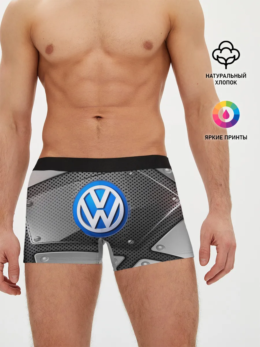 Мужские трусы боксеры / Volkswagen metalic 2018