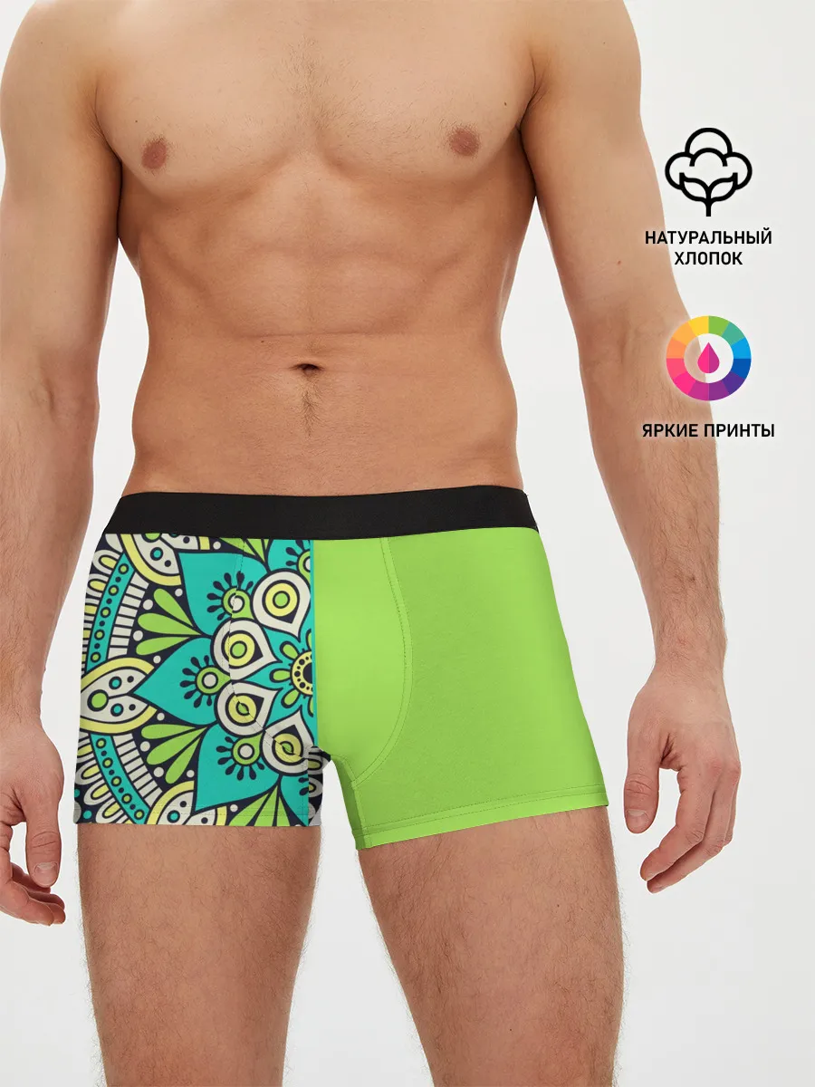 Мужские трусы боксеры / Медитация с мандалой