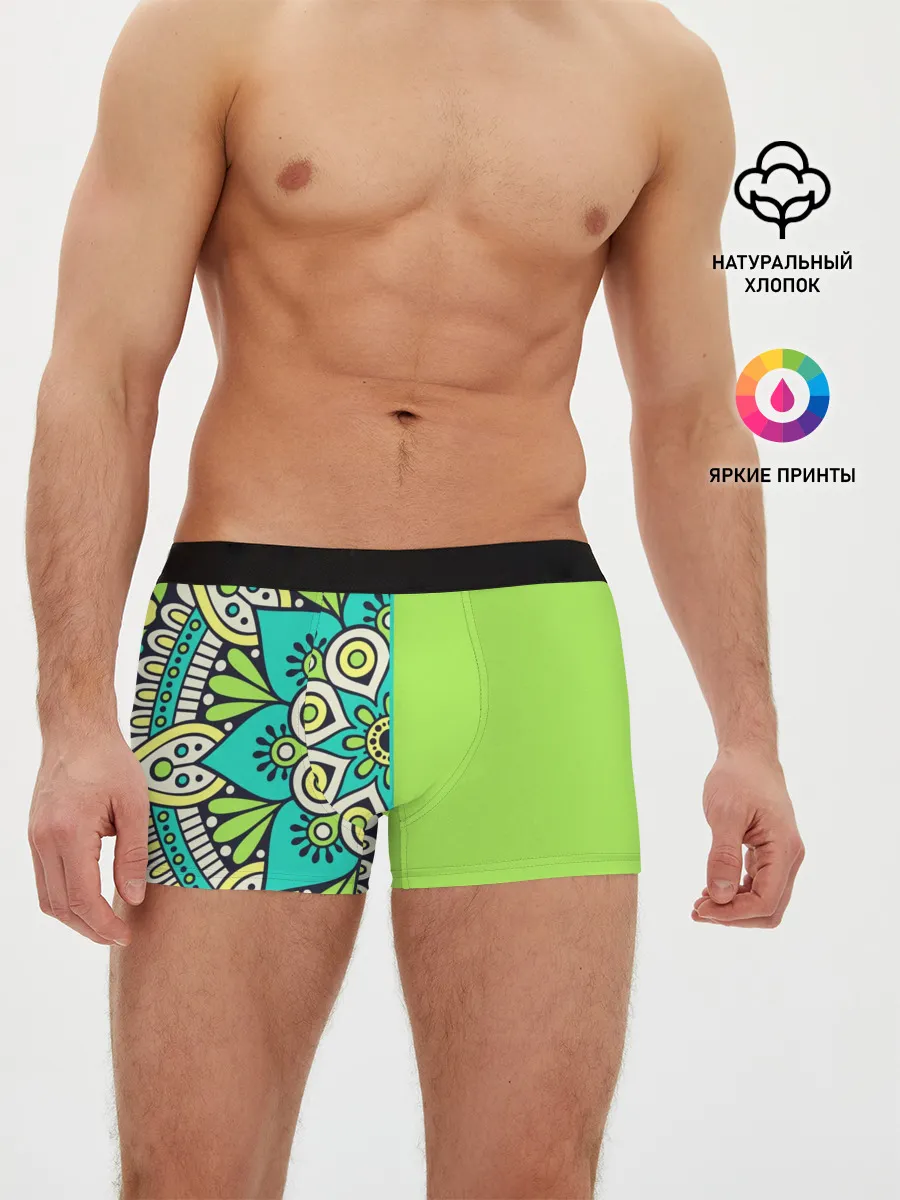 Мужские трусы боксеры / Медитация с мандалой