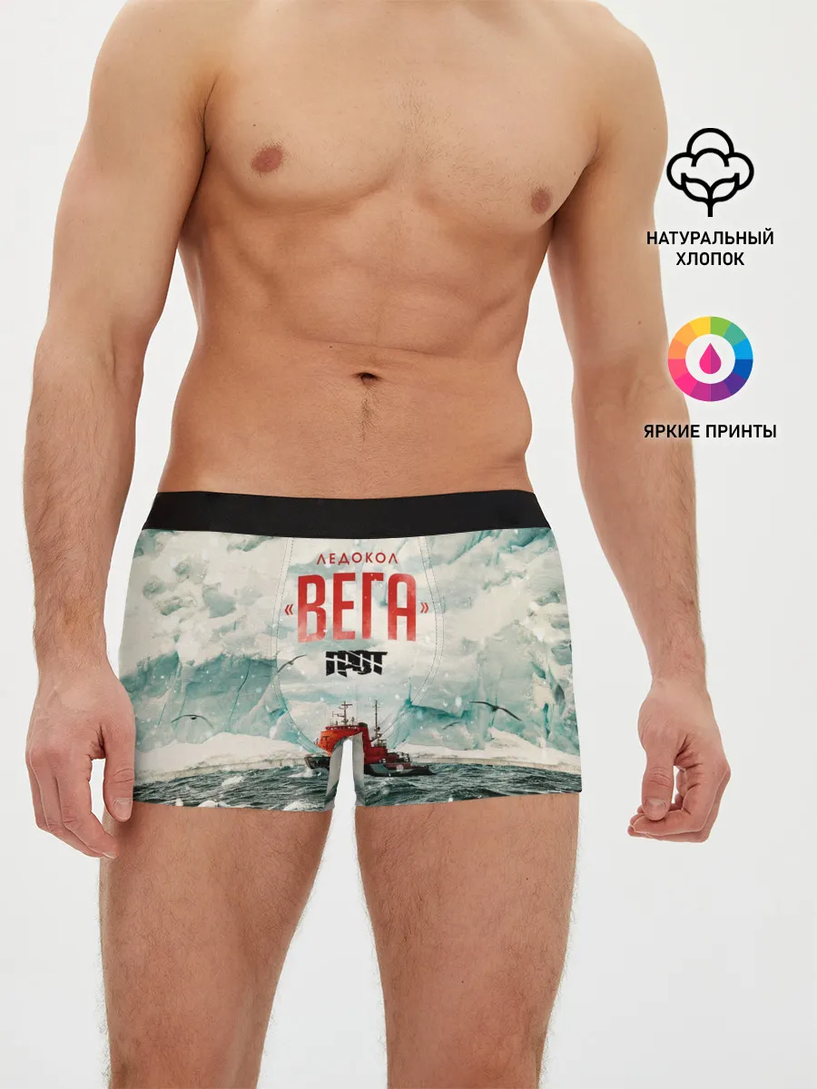 Мужские трусы боксеры / Ледокол Вега