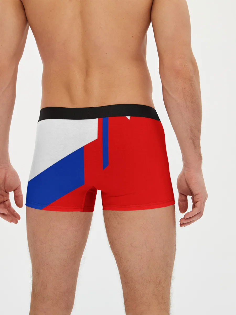 Мужские трусы боксеры / RUSSIA SPORT | РОССИЯ ТРИКОЛОР